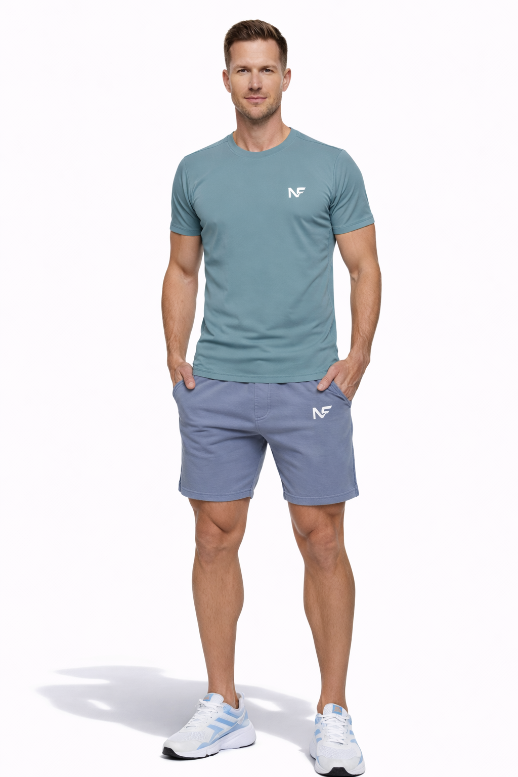 NAOFIT COOL+ Performance Tee Ultra-Light Activewear  Brownish Mauve & Bottle Green Pack of 2