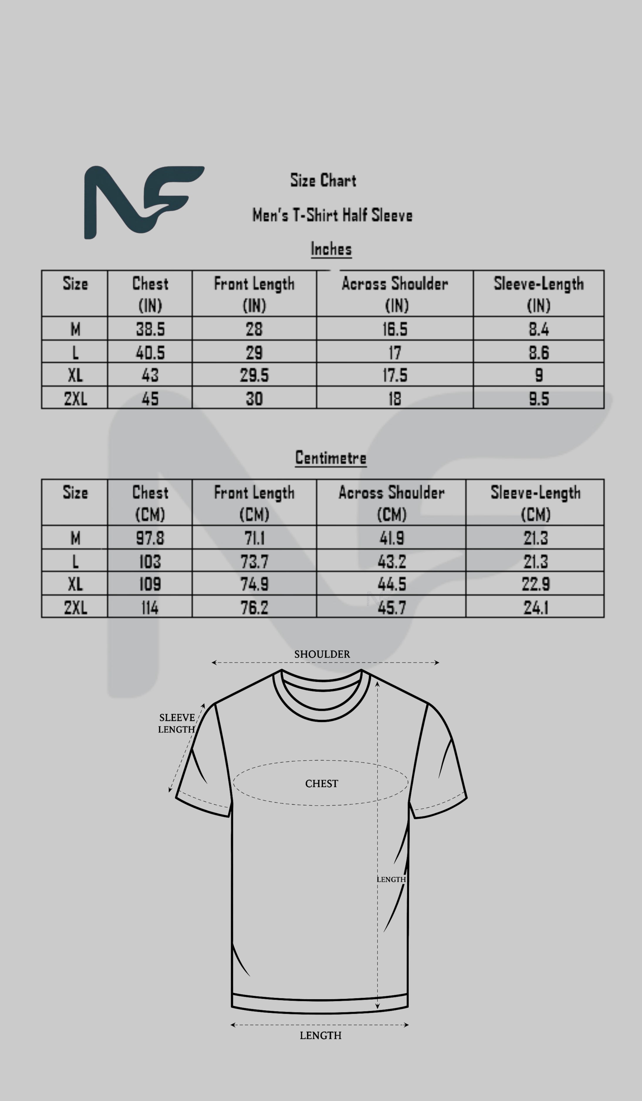 Naofit Men Rapid Dry Slim Fit Tee — White | Gym or Sports