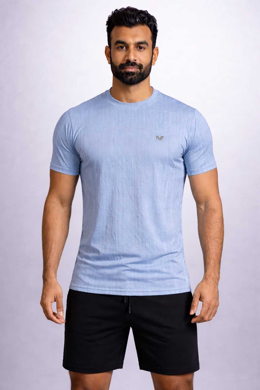 Naofit  Men Anti Odour UPF50 Slim Fit Tshirt — Dark Grey | Gym or Sports