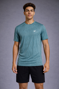 Naofit  Men Anti Odour UPF50 Slim Fit Tshirt — Light Green | Gym or Sports