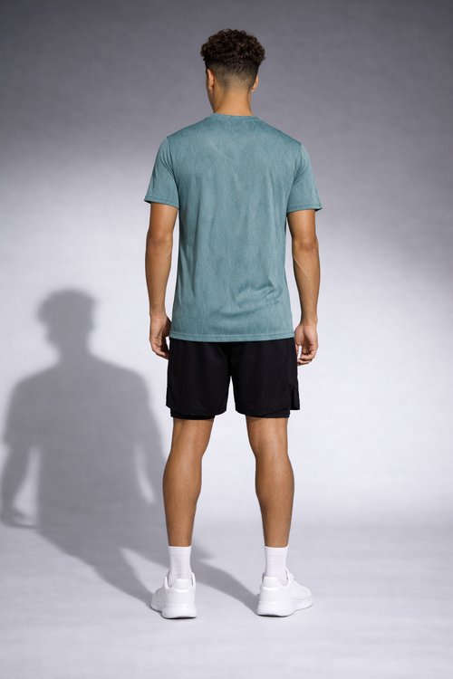 Naofit  Men Anti Odour UPF50 Slim Fit Tshirt — Light Green | Gym or Sports